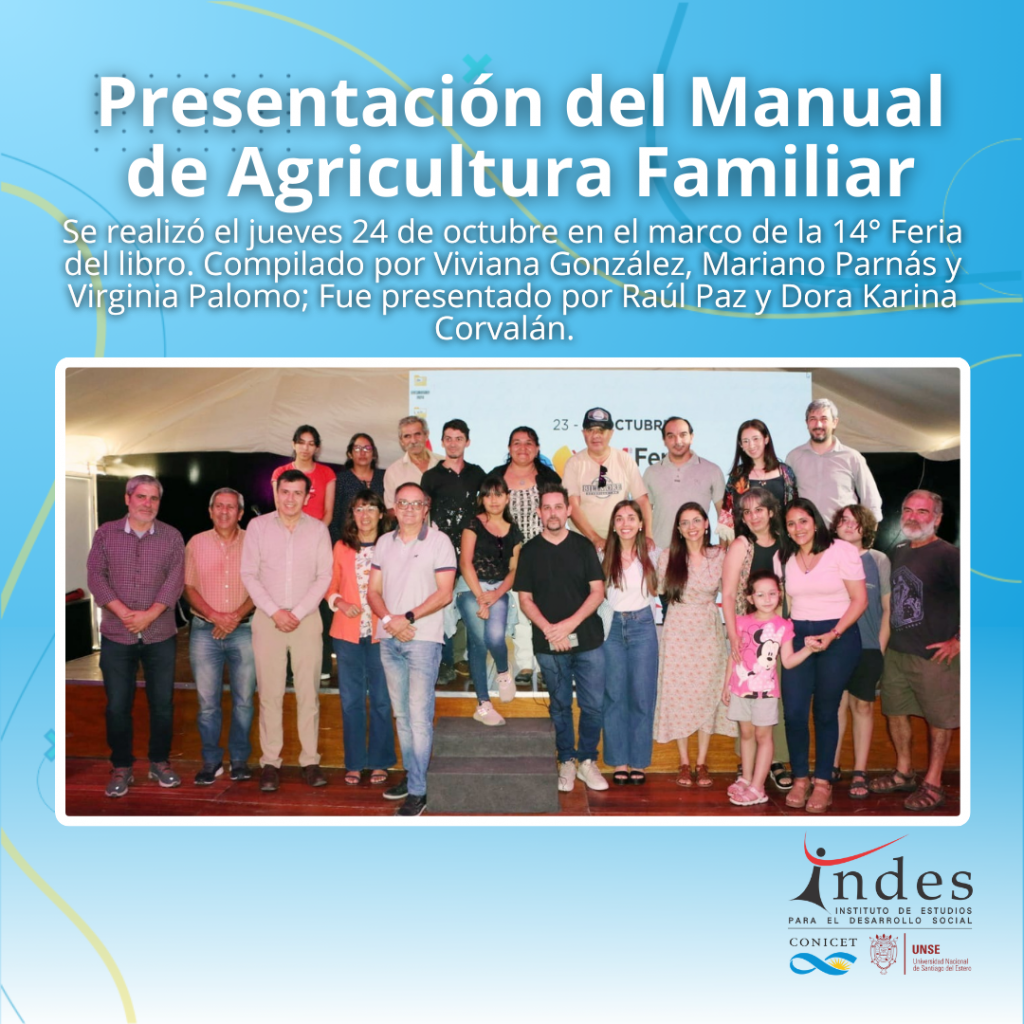 Presentación del Manual de Agricultura Familiar