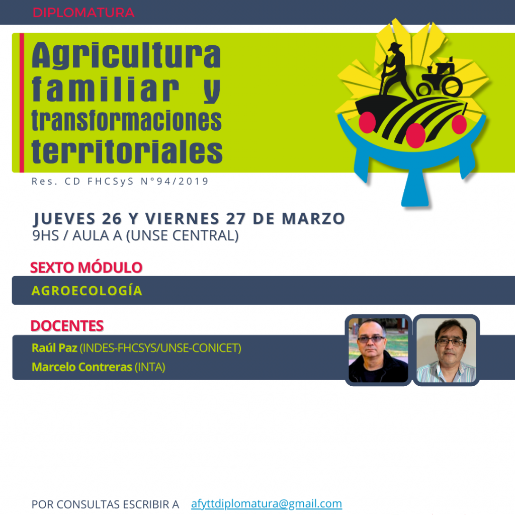 DAFYTT: Nuevo módulo: Agroecología