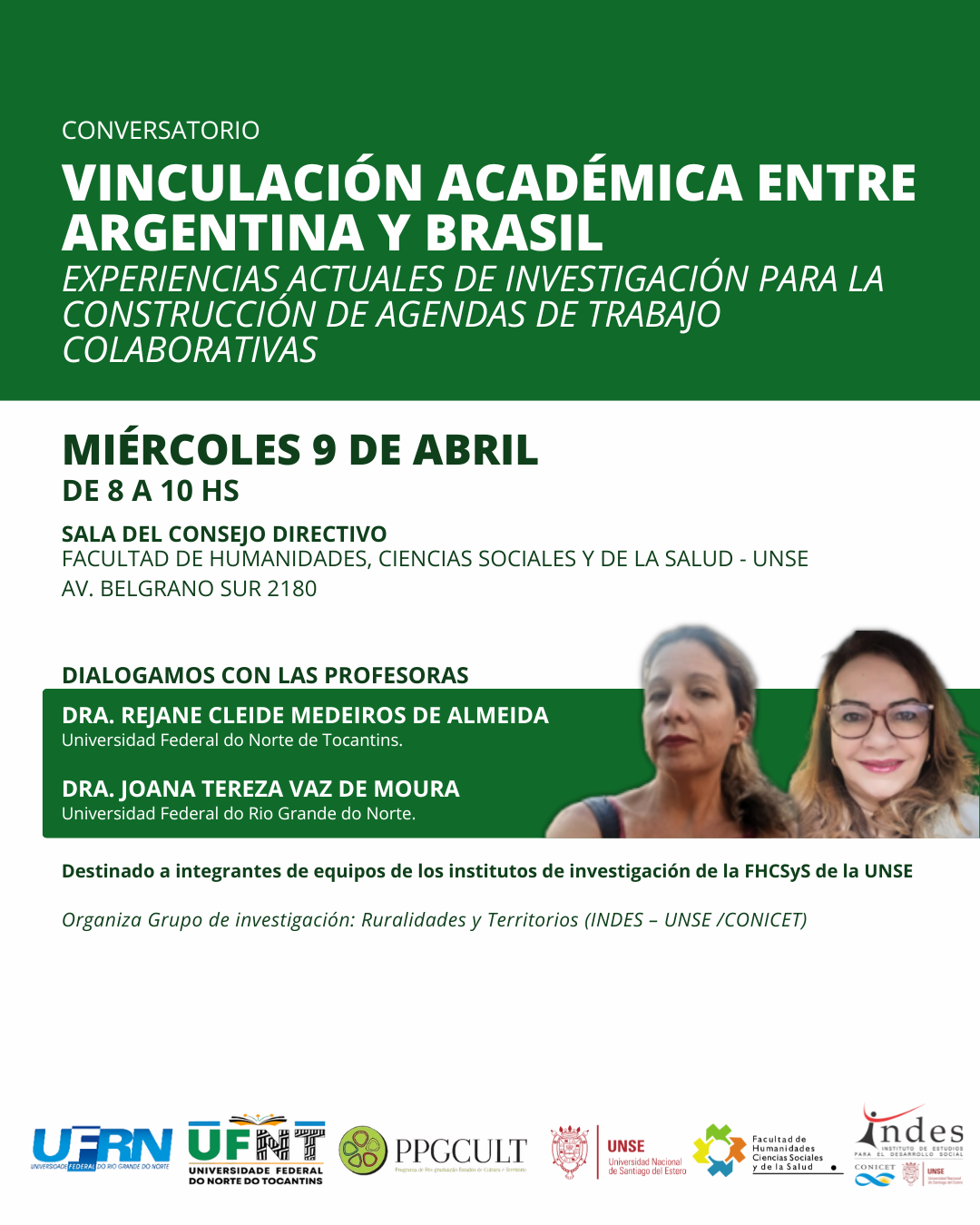 Conversatorio: «Vinculación Académica entre Argentina y Brasil»