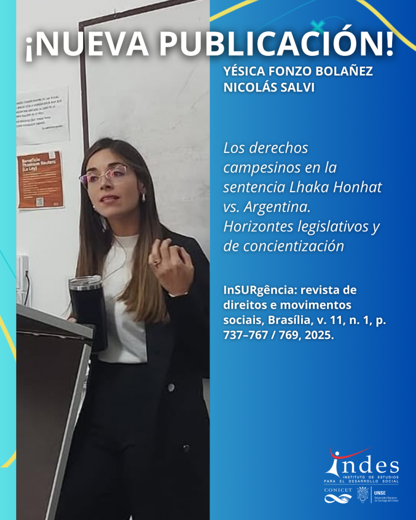 Nueva publicación: Los derechos campesinos en la sentencia Lhaka Honhat vs. Argentina