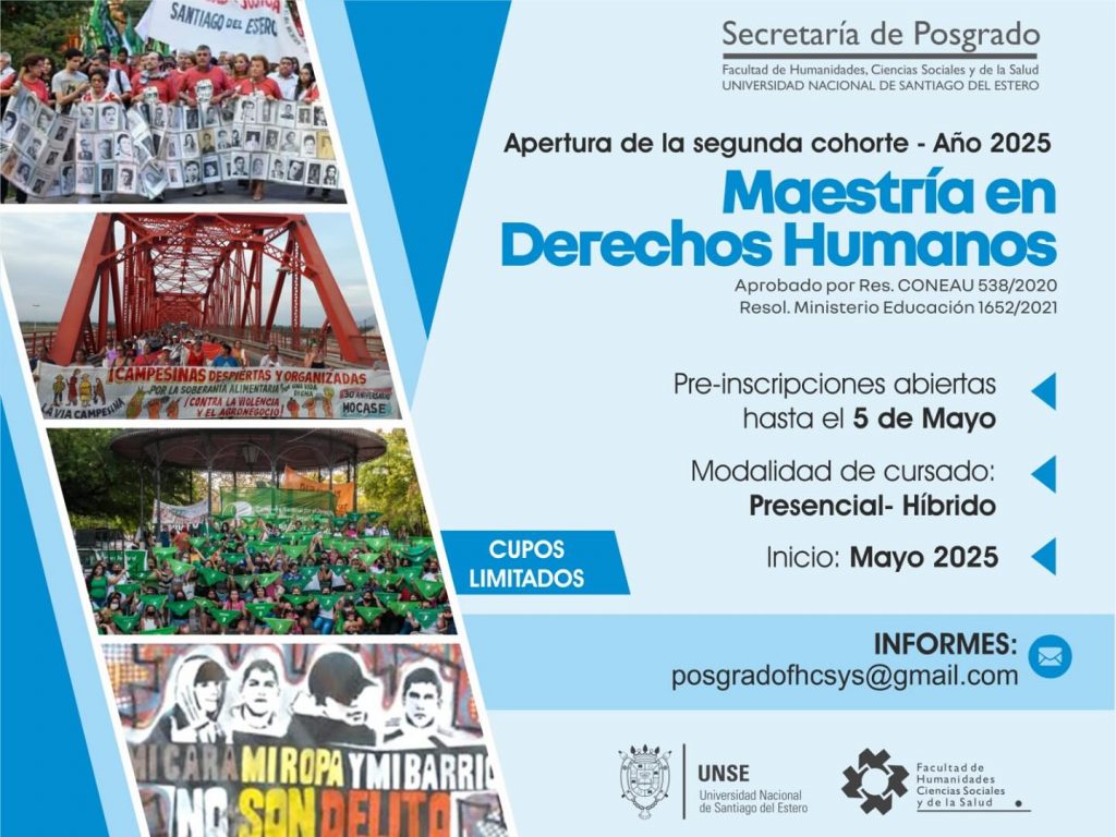 Apertura de la 2da Cohorte de la Maestría en Derechos Humanos – 2025