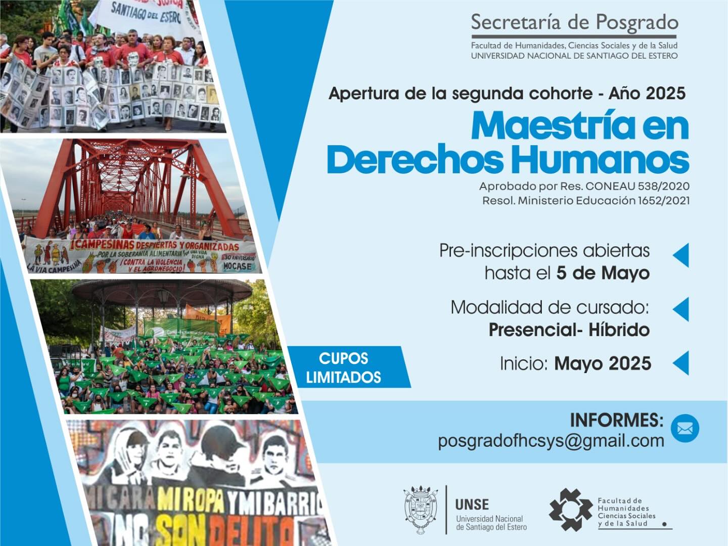 Apertura de la 2da Cohorte de la Maestría en Derechos Humanos – 2025