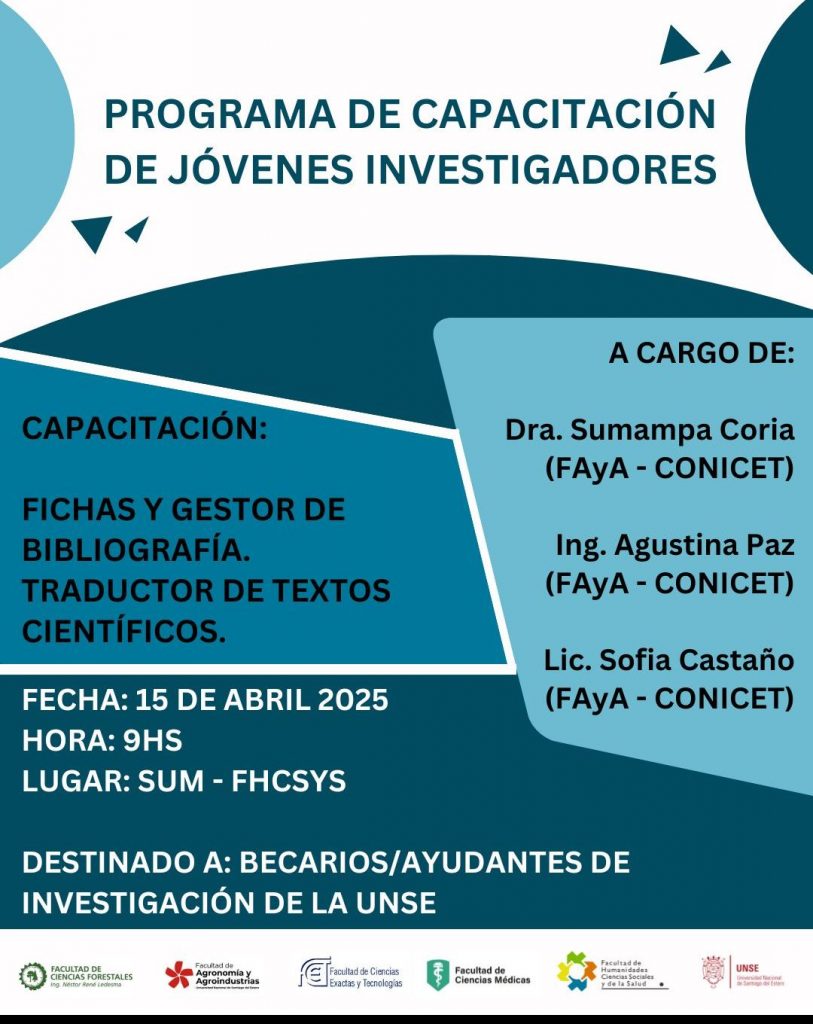 Programa de Capacitación de Jóvenes Investigadores 2025