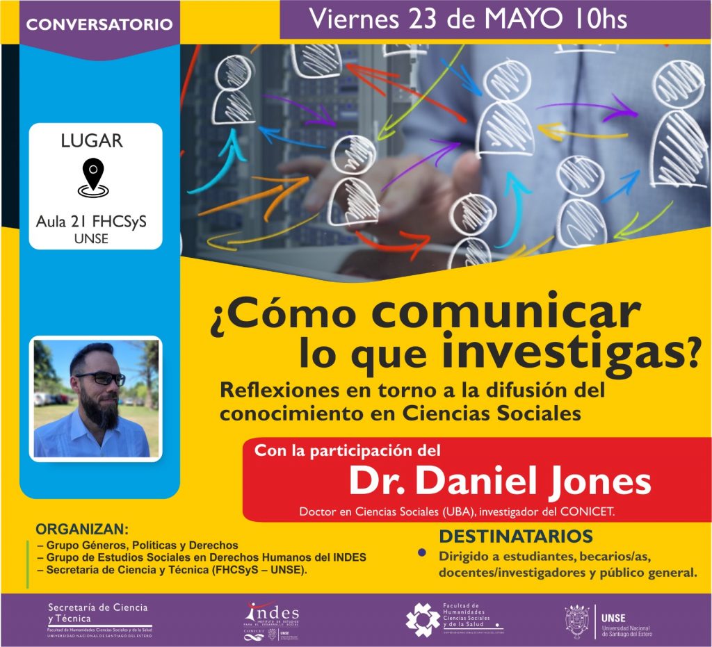 Conversatorio: ¿Cómo comunicar lo que investigas?