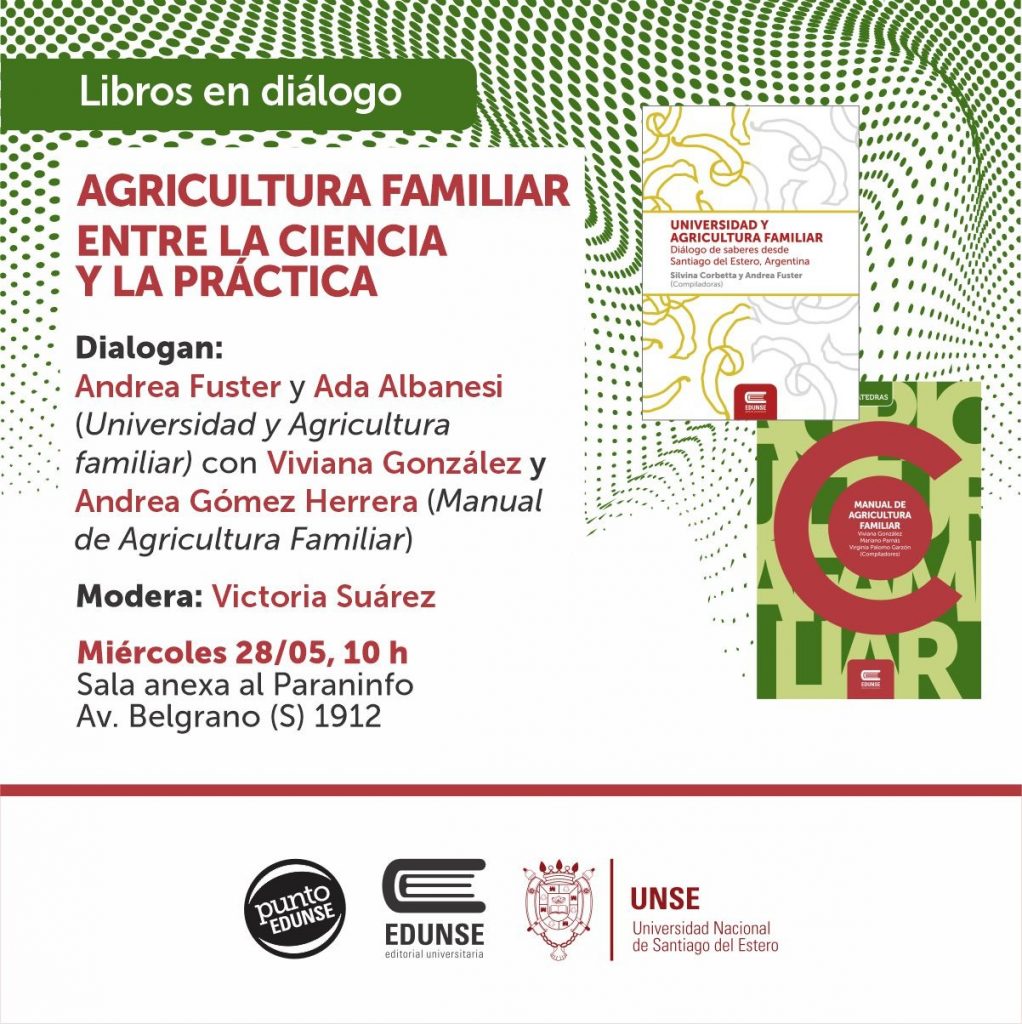 Convocatoria: «Libros en diálogo: Agricultura familiar, entre la ciencia y la práctica»