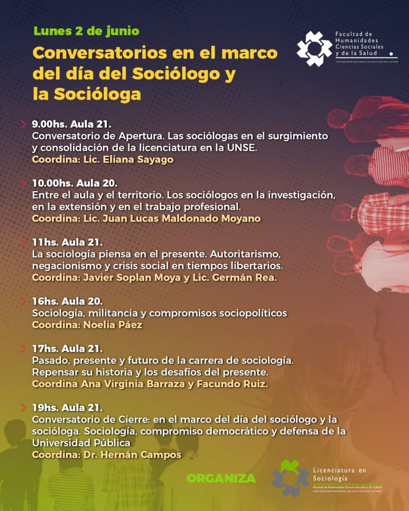 Conversatorios en el marco del día del Sociólogo y la Socióloga