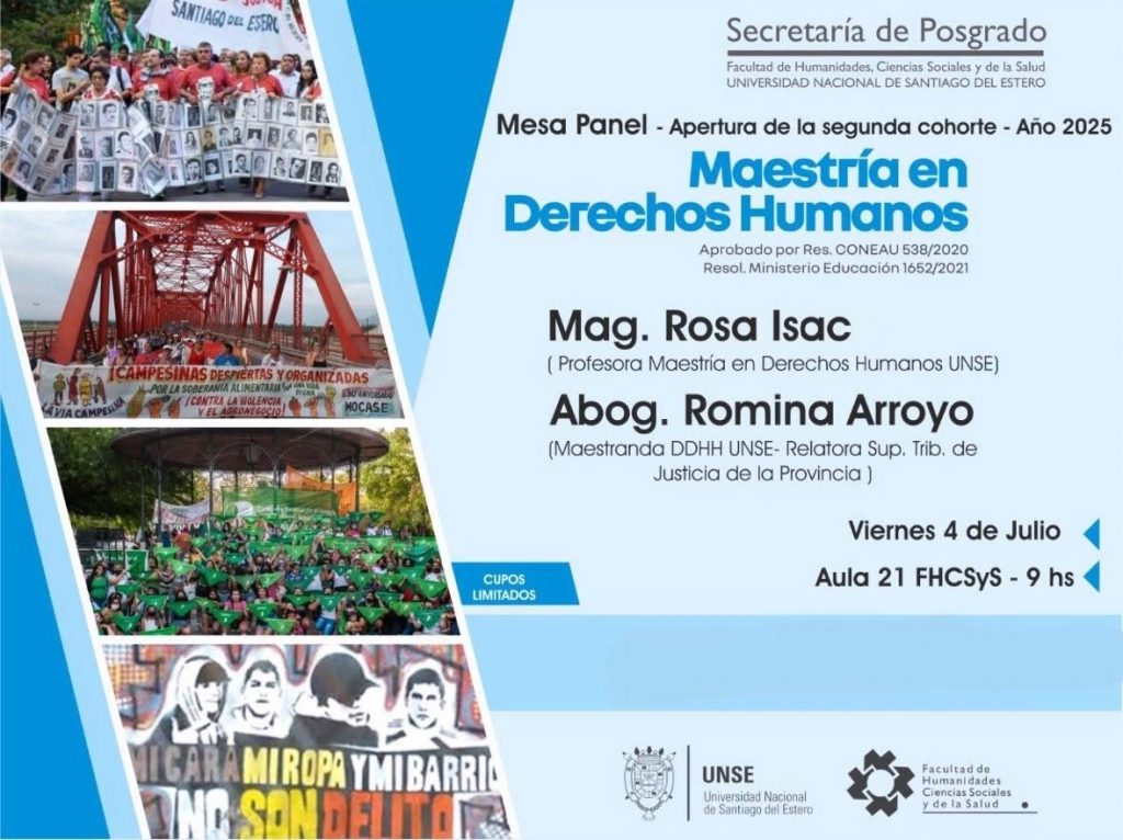 Apertura de la Segunda Cohorte de la Maestría en Derechos Humanos