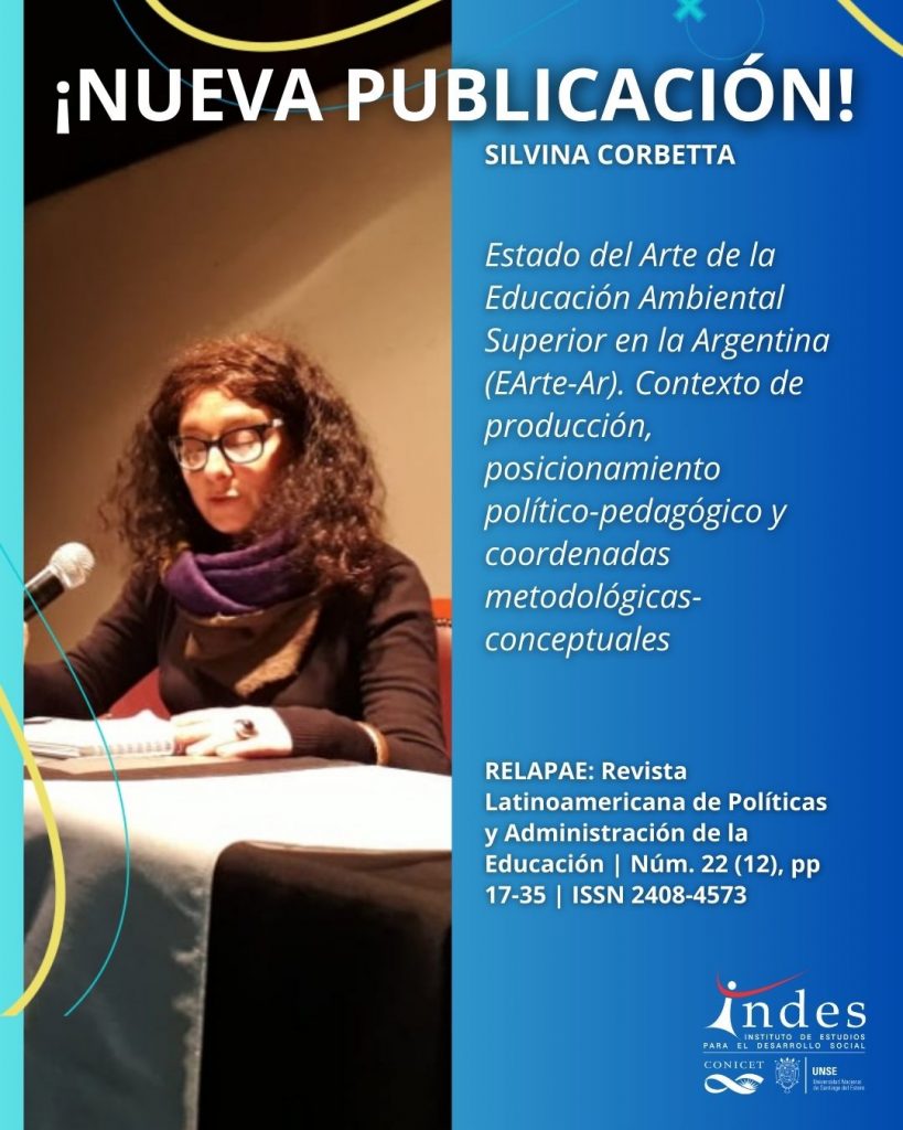 Nueva publicación: Estado del Arte de la Educación Ambiental Superior en la Argentina (EArte-AR)