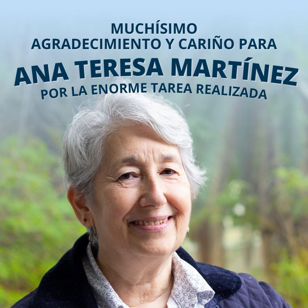 Agradecemos a la Dra. Ana Teresa Martínez