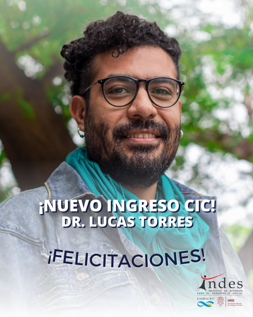 Lucas Torres ingresa a la Carrera de Investigador Científico Lucas Torres ingresa a la Carrera de Investigador Científico