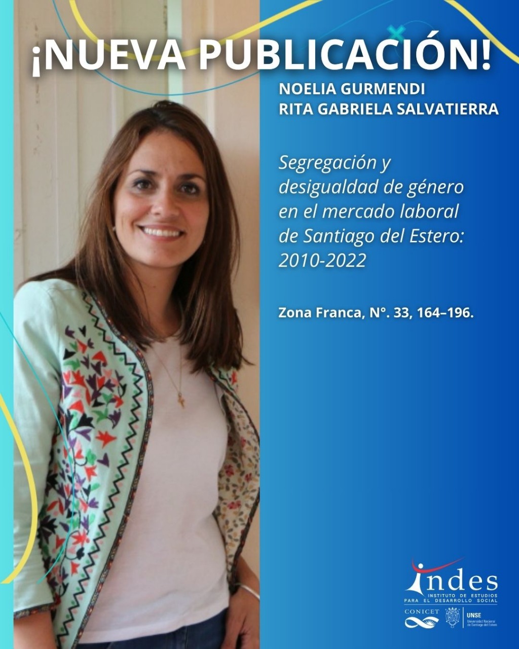 Nueva publicación: Segregación y desigualdad de género en el mercado laboral de Sgo. del Estero 2010-2022