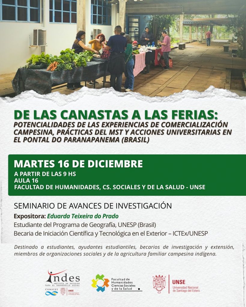 Convocatoria al seminario: De las canastas a las ferias Convocatoria al seminario: De las canastas a las ferias