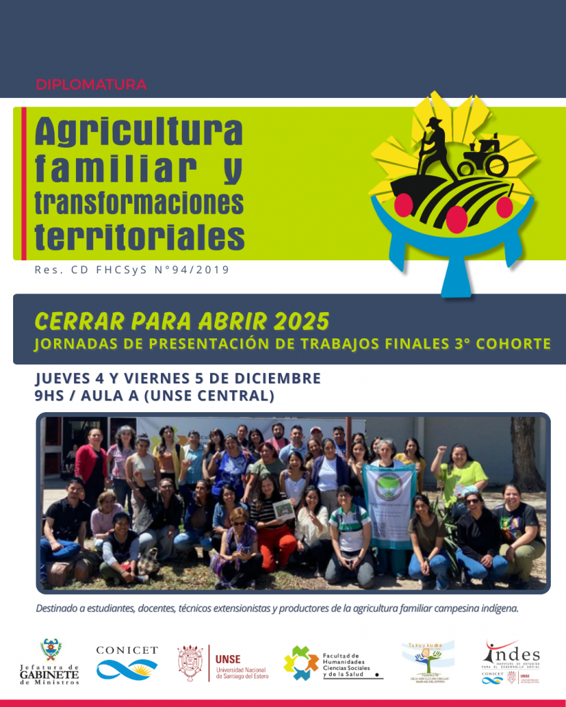 Cerrar para abrir 2025 – Jornadas de presentación de trabajos finales – 3º Cohorte DAFYTT