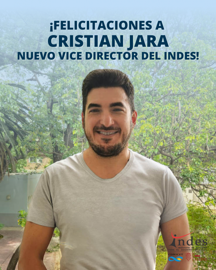 ¡Nuevo Vicedirector en el INDES! ¡Nuevo Vicedirector en el INDES!