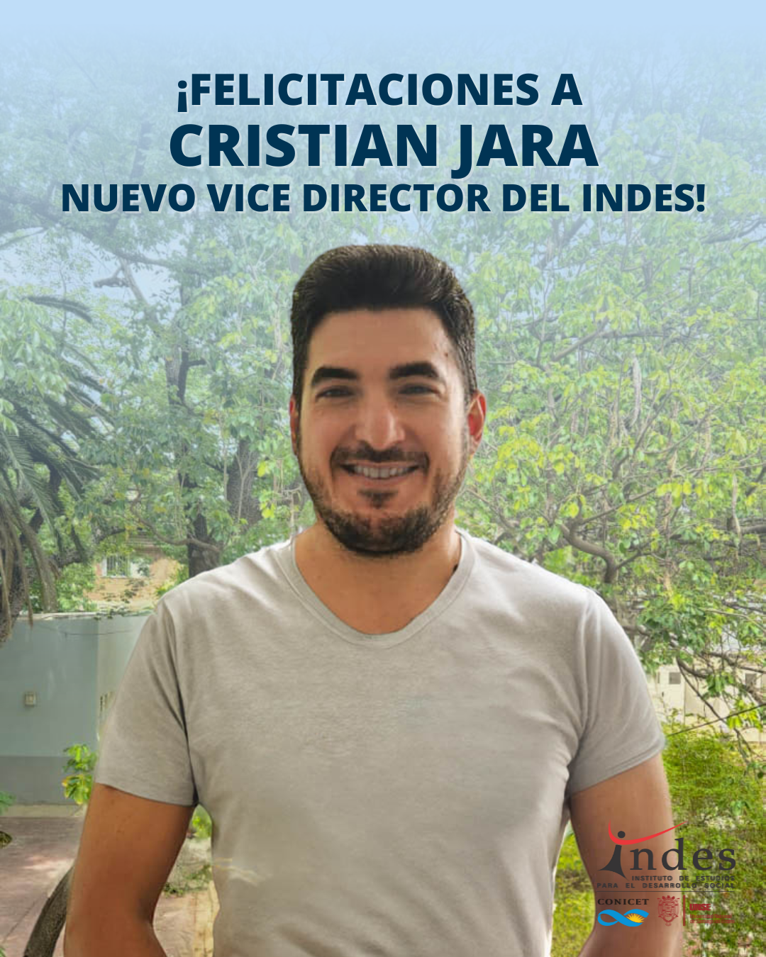 ¡Nuevo Vicedirector en el INDES!