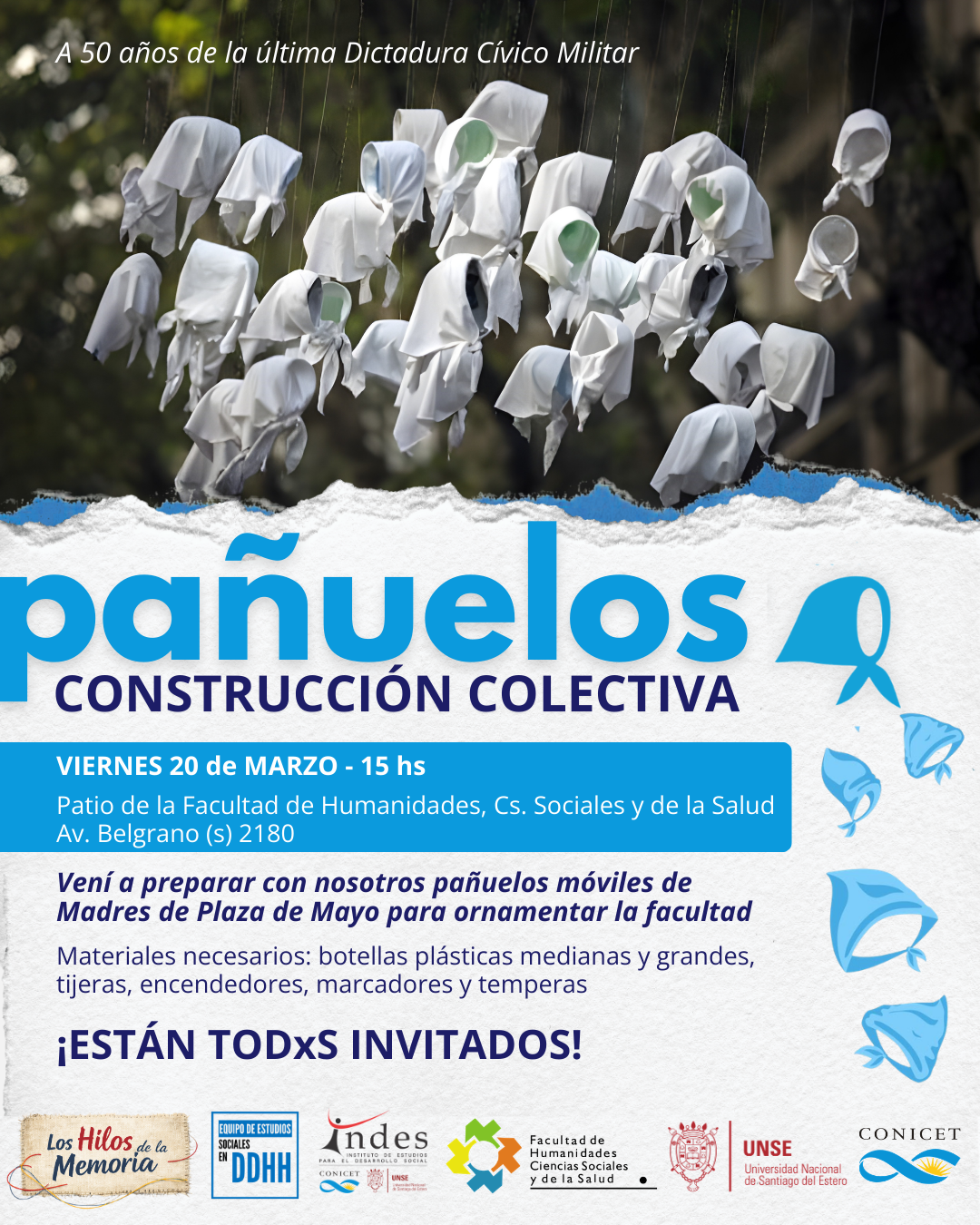 A 50 años del golpe, la memoria se construye entre todxs. 🤍