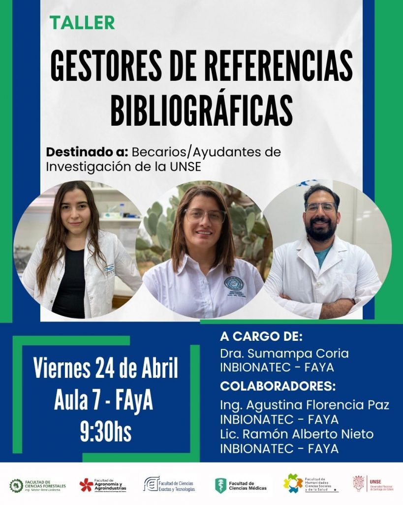 Taller: Gestores de Referencias Bibliográficas