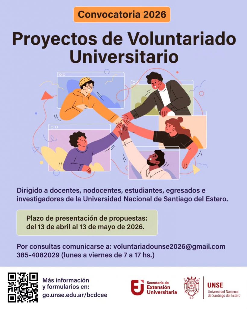 Convocatoria de Proyectos de Voluntariado Universitario 2026