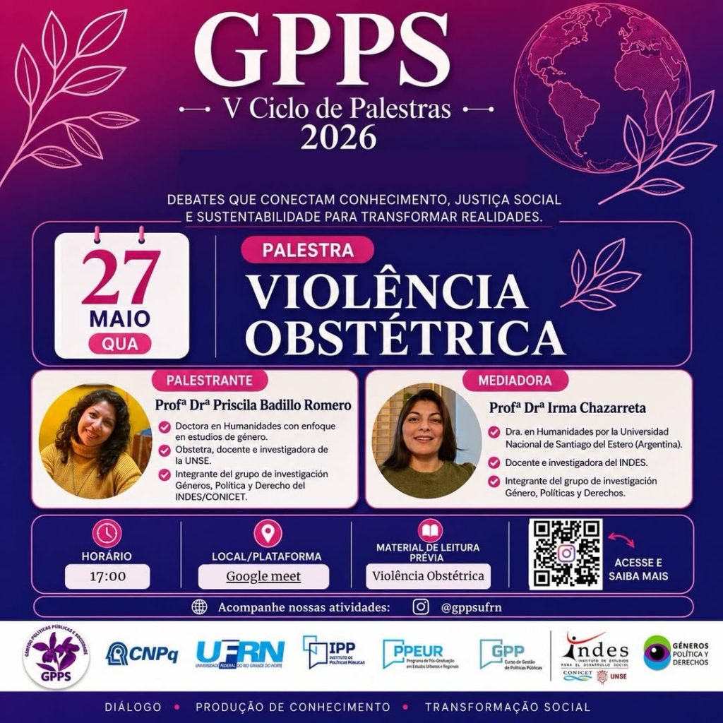 GPPS – V Ciclo de Palestras 2026