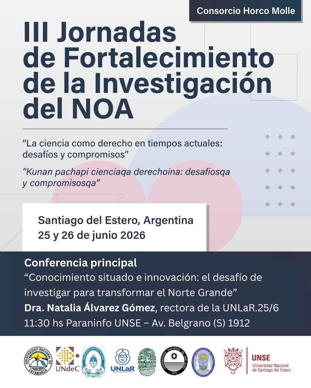 III Jornadas de Fortalecimiento de la Investigación en el NOA