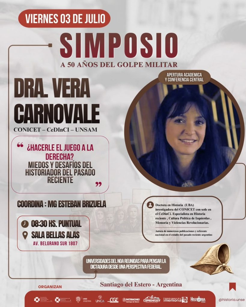Simposio Regional NOA «A 50 años del golpe militar» Simposio Regional NOA «A 50 años del golpe militar»