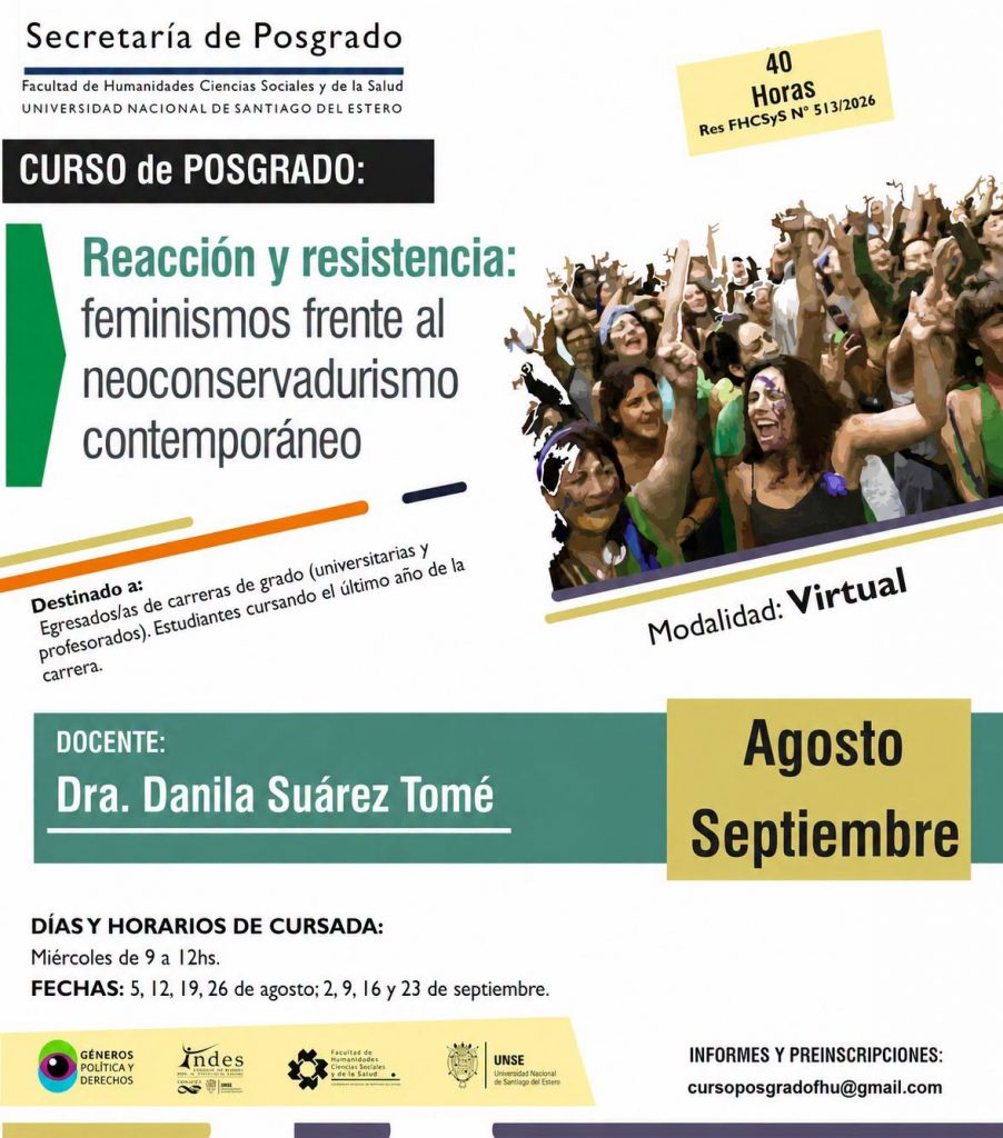 SEMINARIO DE POSGRADO: Reacción y resistencia